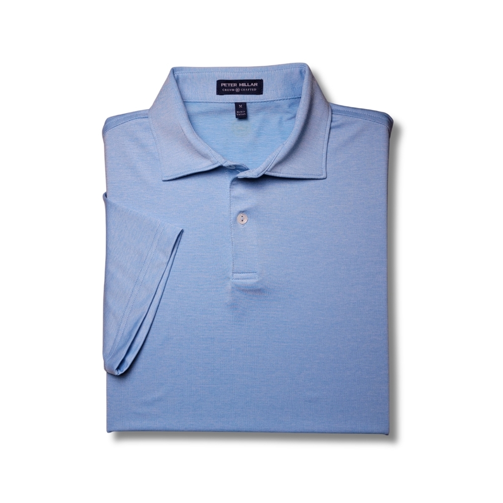 Peter Millar Light Blue Men's Polo